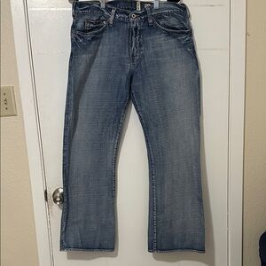 Guess Men's Classic Blue Bootcut Jeans